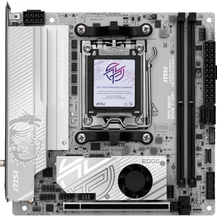 MSI MPG B850I EDGE TI WIFI DDR5 AM5 SOKET MINI ATX