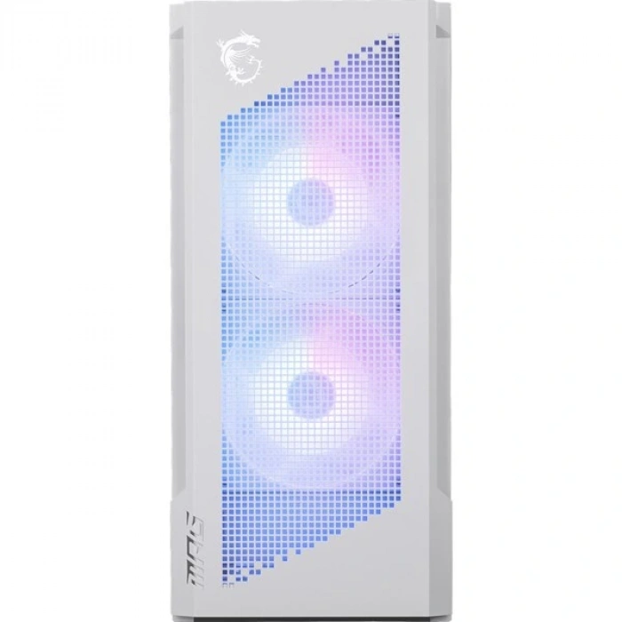 MSI MPG VELOX 300R BEYAZ TEMPERLİ 2 X 120 MM ARGB 1X 120MM FAN GAMİNG BİLGİSAYAR KASASI