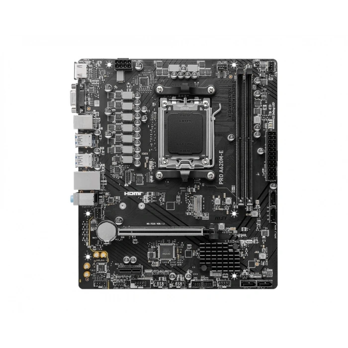 MSI PRO A620M-E DDR5 HDMI PCIE 4.0 AM5 mATX