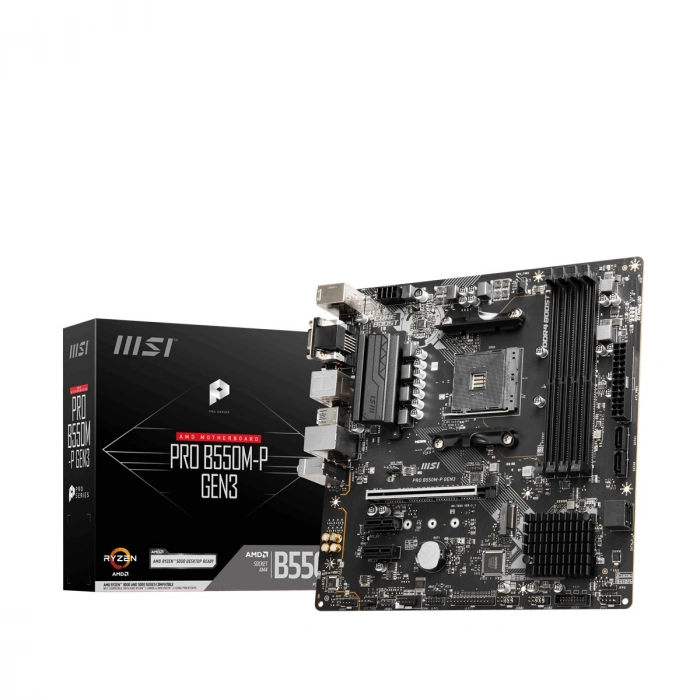 MSI PRO B550M-P DDR4 HDMI-DP PCIE 4.0 AM4 mATX
