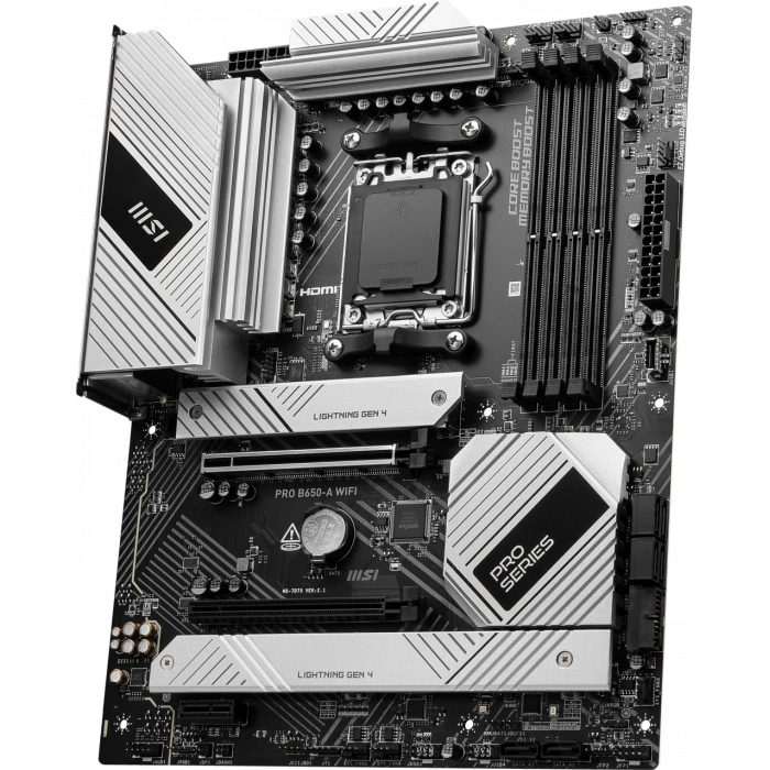 MSI PRO B650-A DDR5 HDMI,DP Port PCIE 4.0 AM5 ATX WIFI-6E