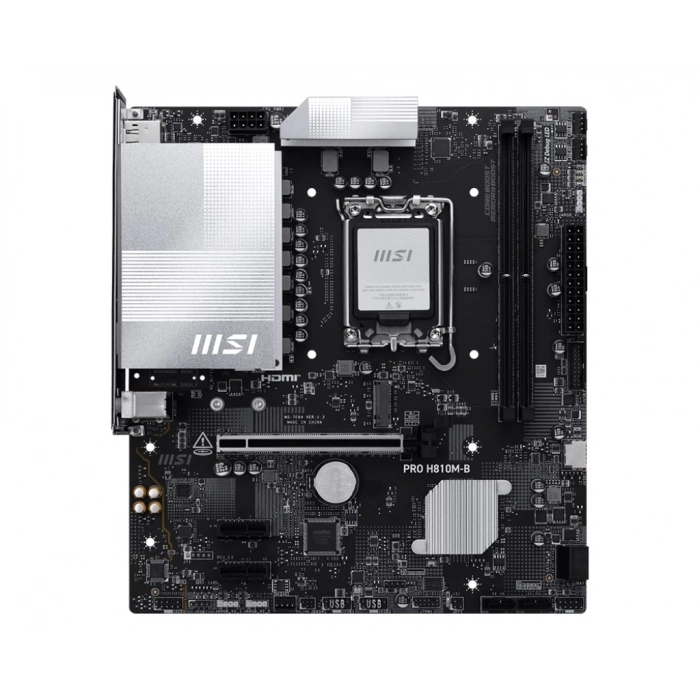 MSI PRO H810M-B DDR5 HDMI-DP PCIE 4.0 1851p mATX