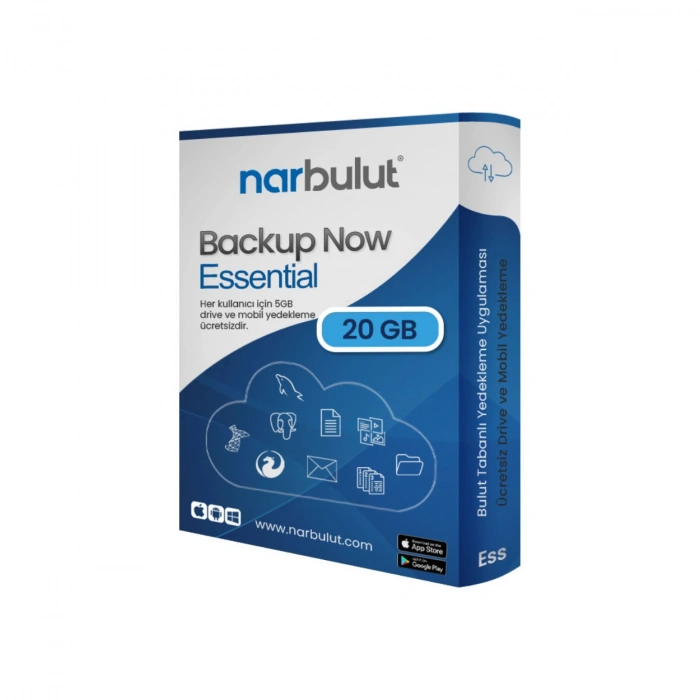NARBULUT Backup Now 20GB Essential Edition – 1 year of basic support is included.