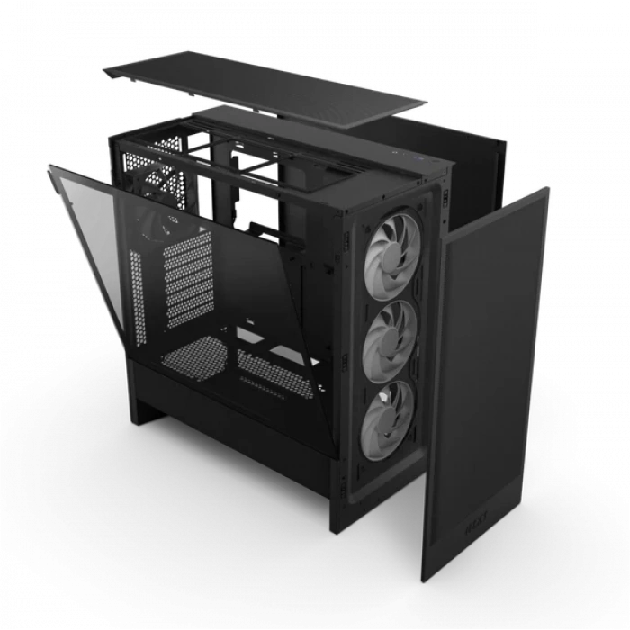 NZXT H5 FLOW 2024 CC-H52FB-R1 ARGB Gaming Mid-Tower PC Kasası