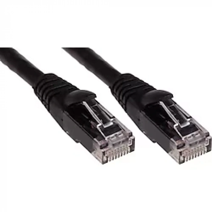 ODS 0.5metre CAT6 Utp LSZH Saf Bakır Siyah Patch Kablo (5li paket)
