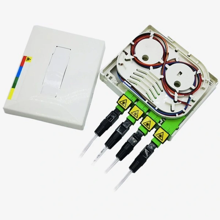 ODS 1 PORT SURFACE Fiber Optik Duvar Tipi Montaj Kutusu Beyaz 13SFP1PWT