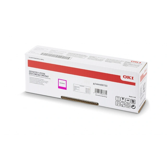 OKI C510/C530/C531/MC561/MC562 5K Macenta (Magenta) Toner (44469723)