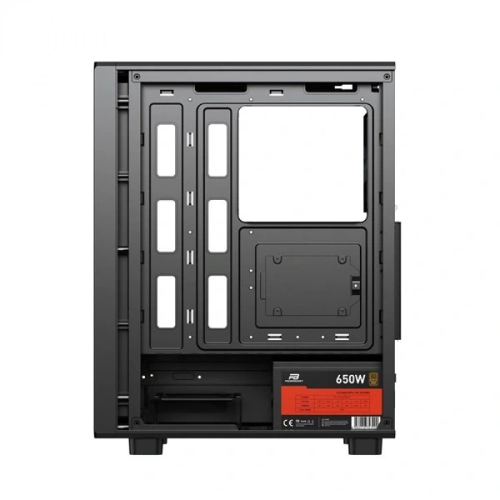 POWERBOOST 650W 80+ BRONZE PBA5065B-650W GAMING MID-TOWER PC KASASI
