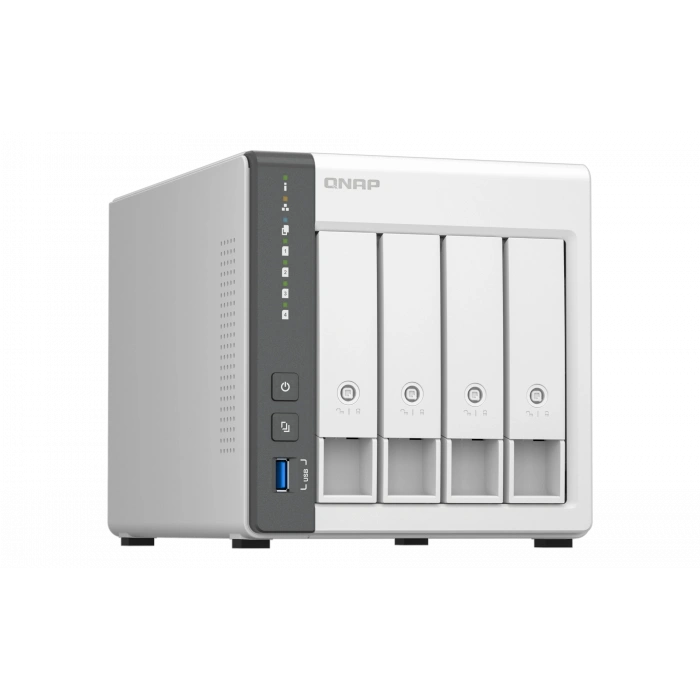 QNAP 4diskli ARM QC-4GB RAM-2.5GbE Nas Server TS-433-4G Distribütör Garantili
