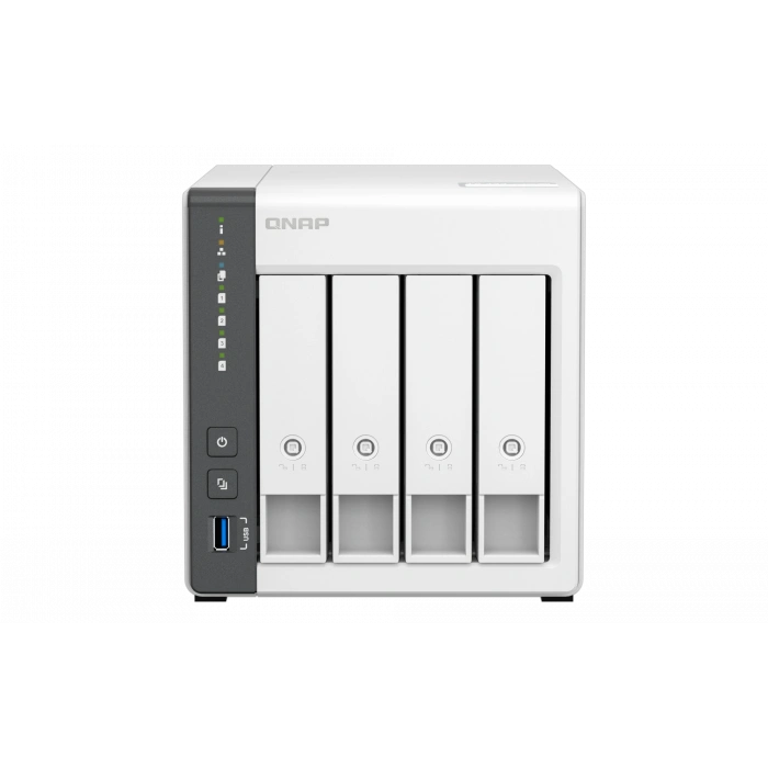 QNAP 4diskli ARM QC-4GB RAM-2.5GbE Nas Server TS-433-4G Distribütör Garantili