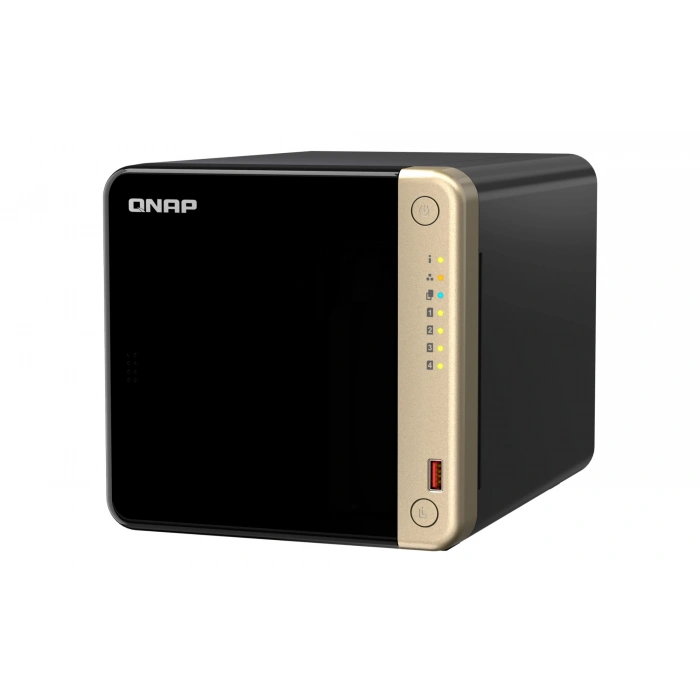 QNAP 4diskli ARM QC- 8GB RAM 2-2.5GbE Nas Server TS-464-8G Distribütör Garantili