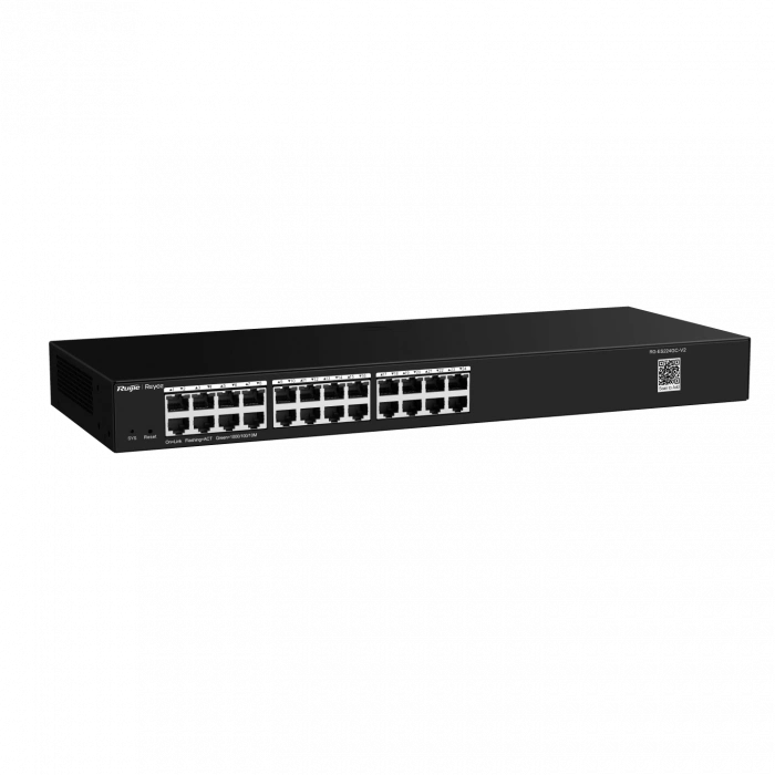 RUIJIE 24port REYEE RG-ES224GC GIGABIT Yönetilebilir Switch RackMount