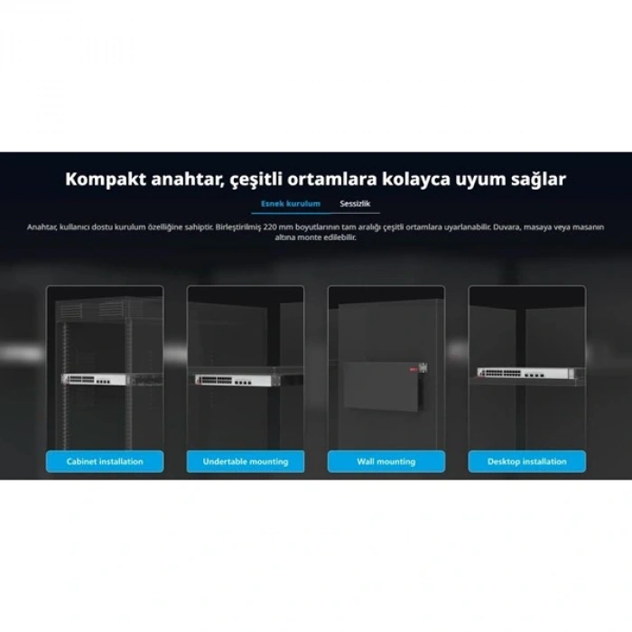 RUIJIE 24port RG-CS83-24GT4XS GIGABIT 4-SFP 10GBE LAYER3 YÖNETİLEBİLİR SWITCH