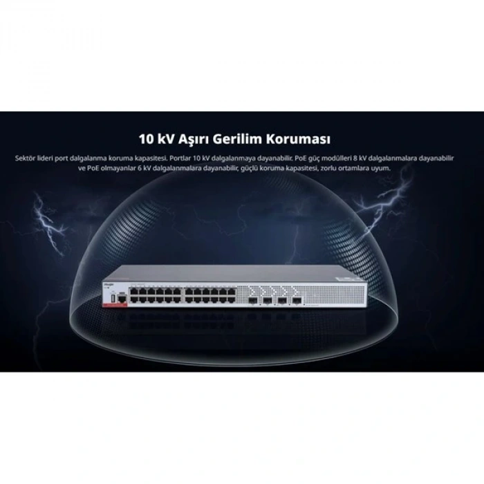 RUIJIE 24port RG-CS83-24GT4XS GIGABIT 4-SFP 10GBE LAYER3 YÖNETİLEBİLİR SWITCH