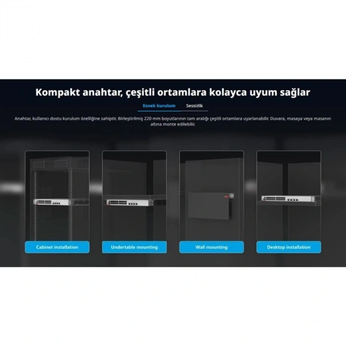 RUIJIE 48port RG-CS83-48GT4XS GIGABIT 4-SFP 10GBE YÖNETİLEBİLİR SWITCH