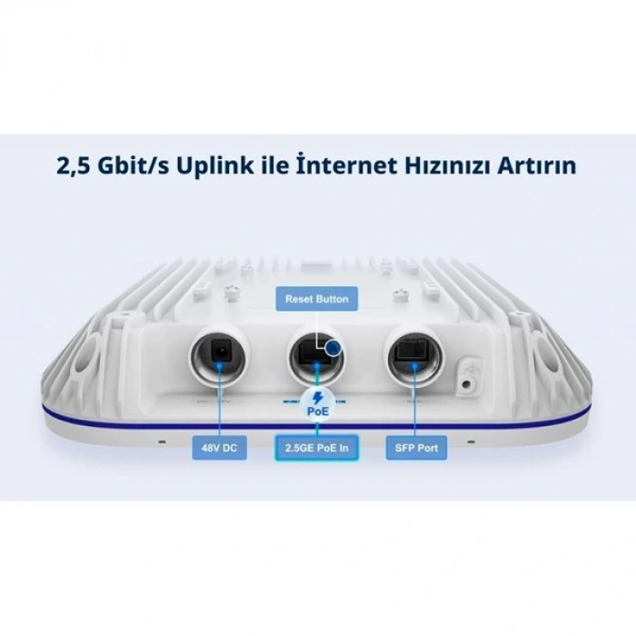 RUIJIE REYEE RG-RAP6260(H) AX6000 GIGABIT 300METRE  HARİCİ ACCESS POINT