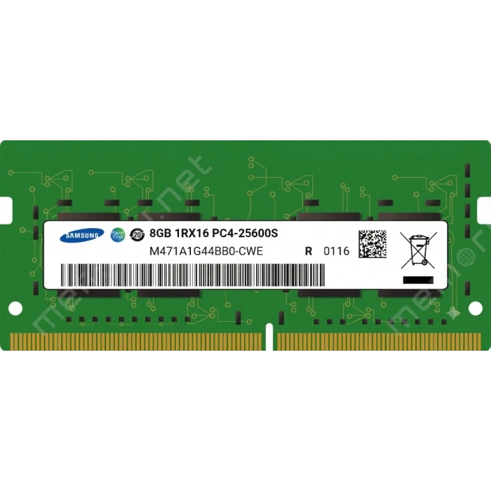 SAMSUNG 8GB DDR4 3200MHZ CL22 NOTEBOOK RAM M471A1G44BB0-CWE