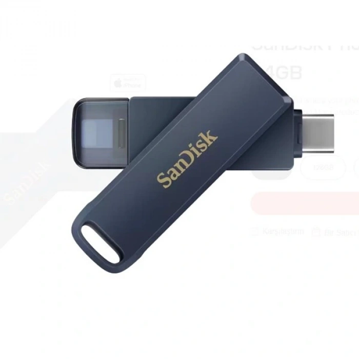 SANDISK 64GB Type-C/Lightning PHONE DRIVE SDIXD0N-064G-GN6NN Usb Bellek
