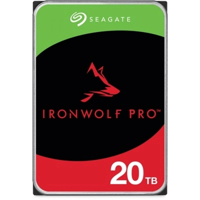 SEAGATE 3.5 20TB IRONWOLF PRO ST20000NT001 7200 RPM 256MB SATA-3 KURUMSAL NAS DİSKİ