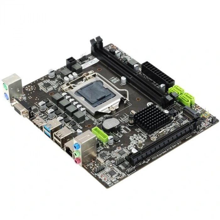 SecLife H310CDA1 B250 (6.7.8.9. nesil desteği) DDR4 HDMI PCIe 16X v2.0 1151p mATX