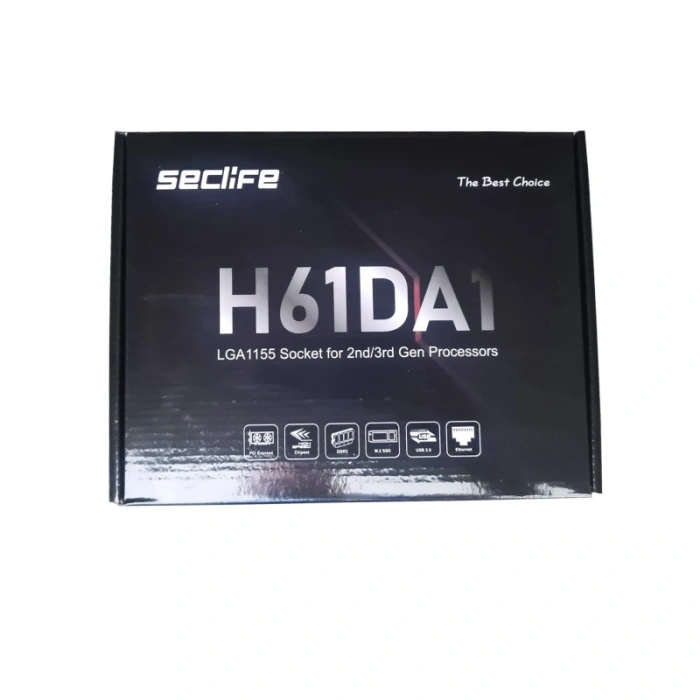 SecLife H61DA1 DDR3 HDMI PCIe 16X v3.0 1155p mATX