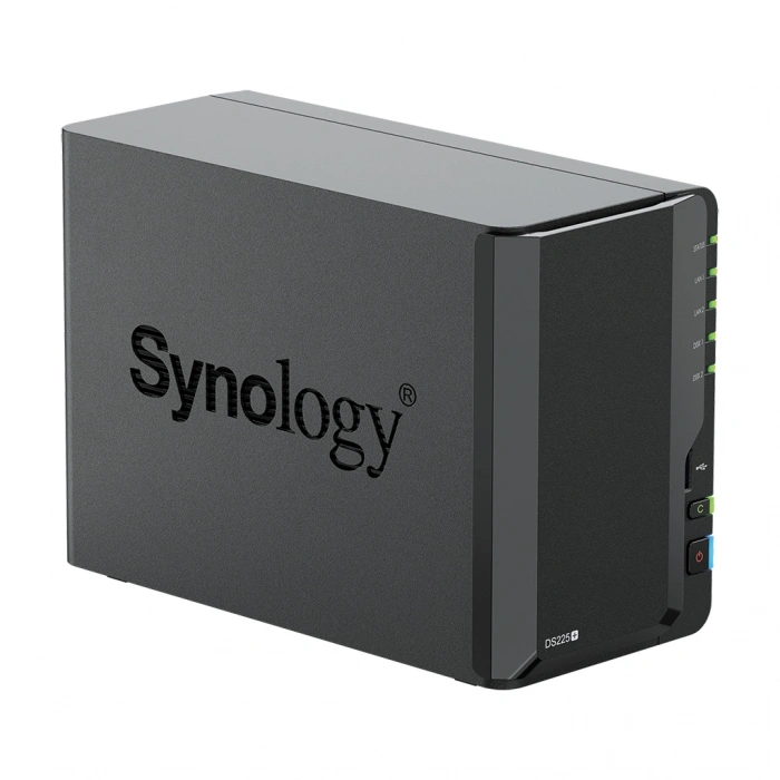 SYNOLOGY 2diskli Celeron QC-2GB RAM-2.5GbE Nas Server DS225 PLUS