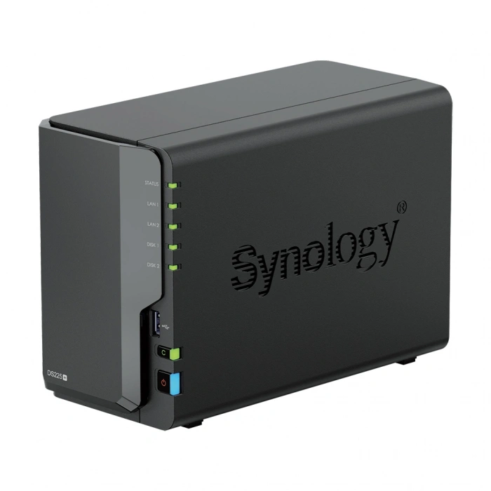 SYNOLOGY 2diskli Celeron QC-2GB RAM-2.5GbE Nas Server DS225 PLUS