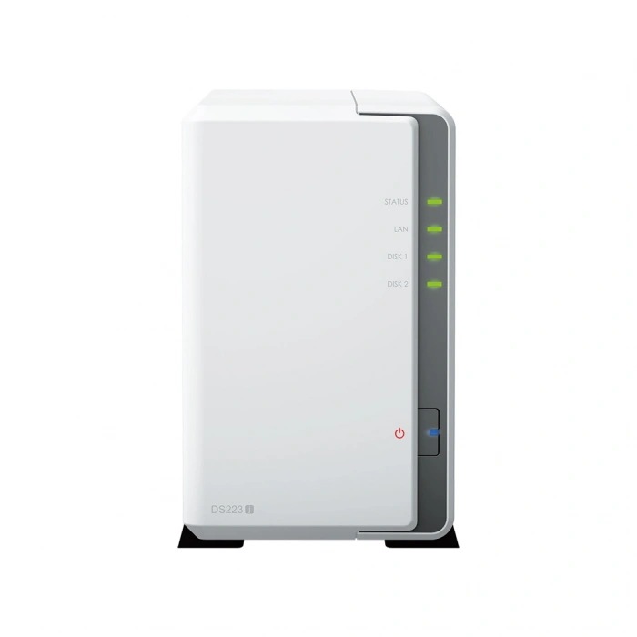 SYNOLOGY 2diskli Realtek QC-1GB RAM-Gigabit Nas Server DS223J