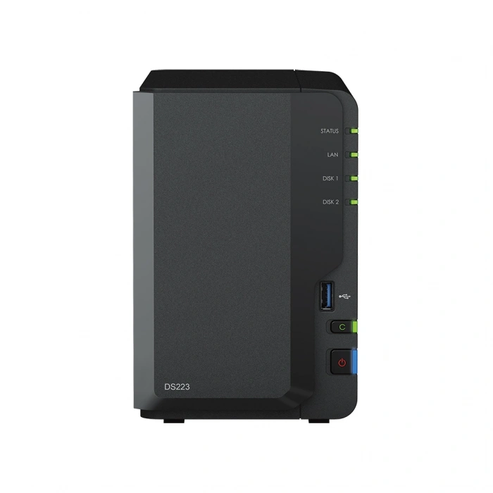 SYNOLOGY 2diskli Realtek QC-2GB RAM-Gigabit Nas Server DS223