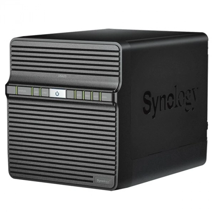 SYNOLOGY 4diskli Realtek QC-2GB RAM-2-Gigabit Nas Server DS423