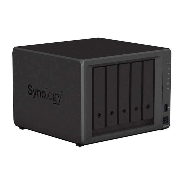 SYNOLOGY DS1522 PLUS RYZEN R1600 8 GB RAM- 5-diskli Nas Server (Disksiz)