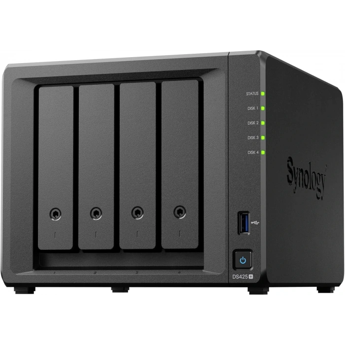 SYNOLOGY DS425 PLUS CELERON QC- 2GB RAM- 4-diskli Nas Server (Disksiz)