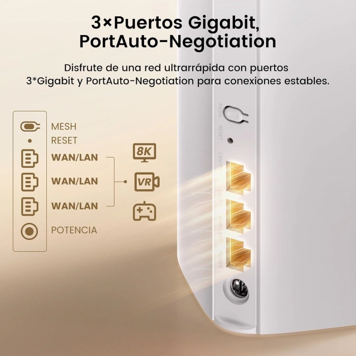 TENDA ME3 PRO 2P WIFI7 BE3600 Mesh Router 3lü paket