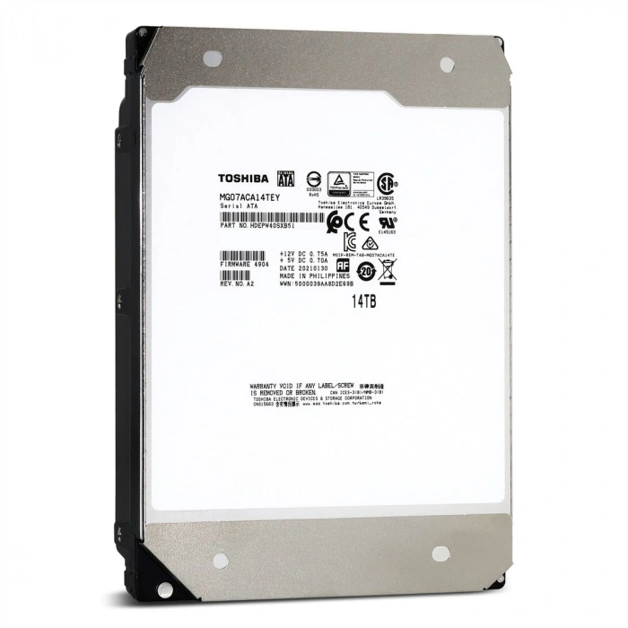 TOSHIBA 3.5 14TB MG07 MG07ACA14TEY 7200 RPM 256MB SATA-3 Enterprise Güvenlik ve Nas Diski