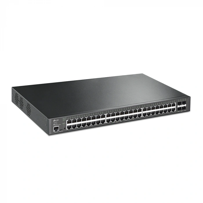 TP-LINK 48port PoE 500W 4-10GbE SFP Gigabit Layer 2 Yönetilebilir Switch TL-SG3452XP