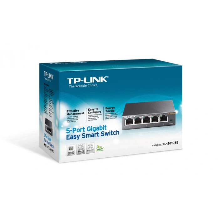 TP-LINK 5port Gigabit Yönetilebilir Switch TL-SG105E