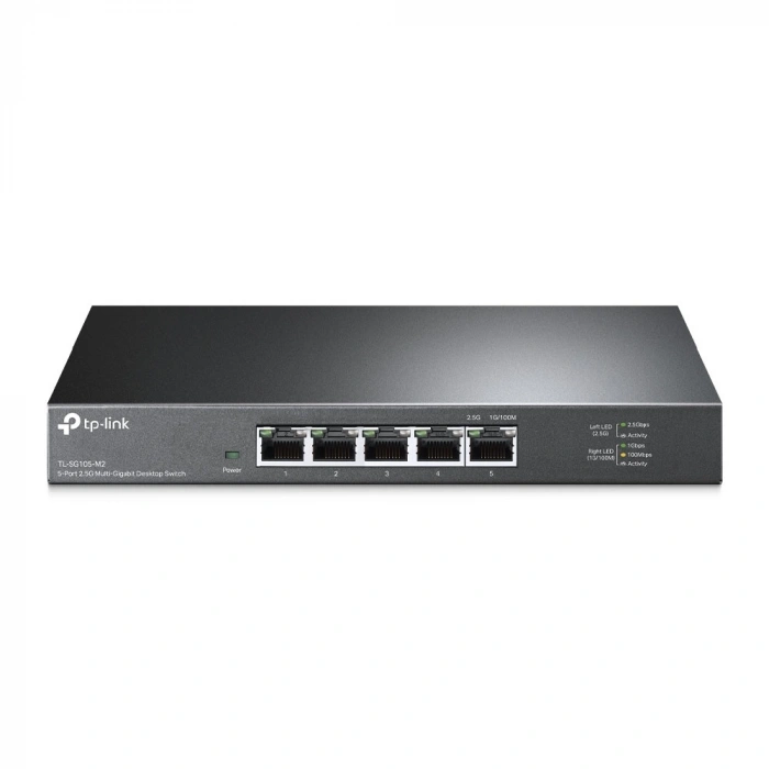 TP-LINK 5port 2.5 Gigabit Yönetilemez Switch TL-SG105-M2