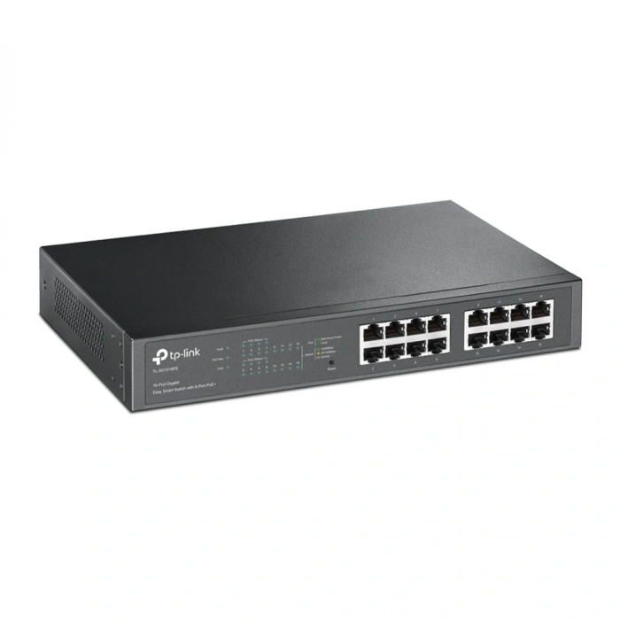 TP-LINK 8port Gigabit Yönetilebilir Switch TL-SG1016PE
