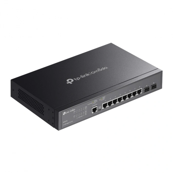 TP-LINK 8port 2-SFP Gigabit Yönetilebilir Switch Masaüstü TL-SG3210