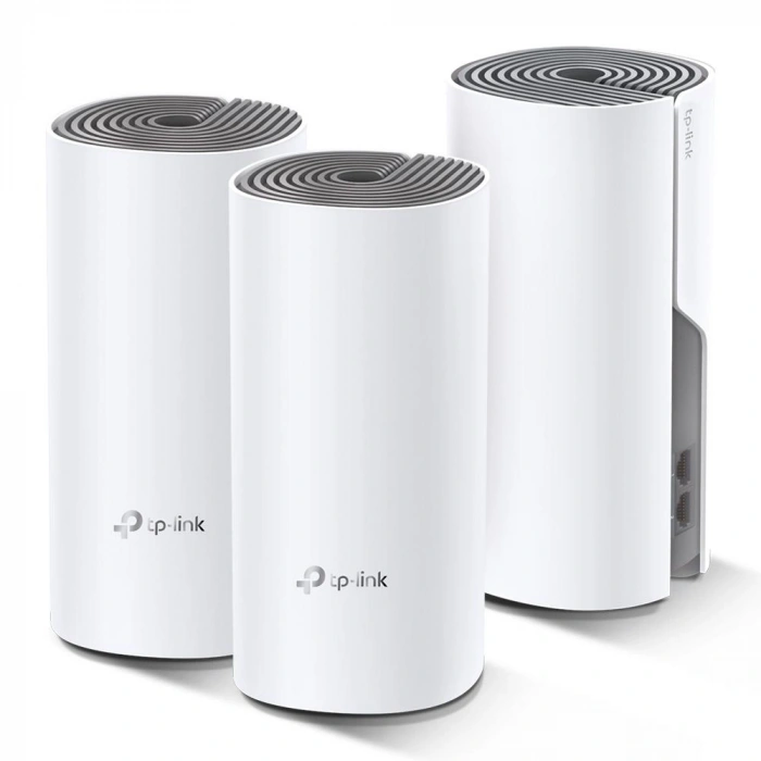TP-LINK DECO E4-3P WIFI5 AC1200 Dual Band Mesh Router 3-lü set