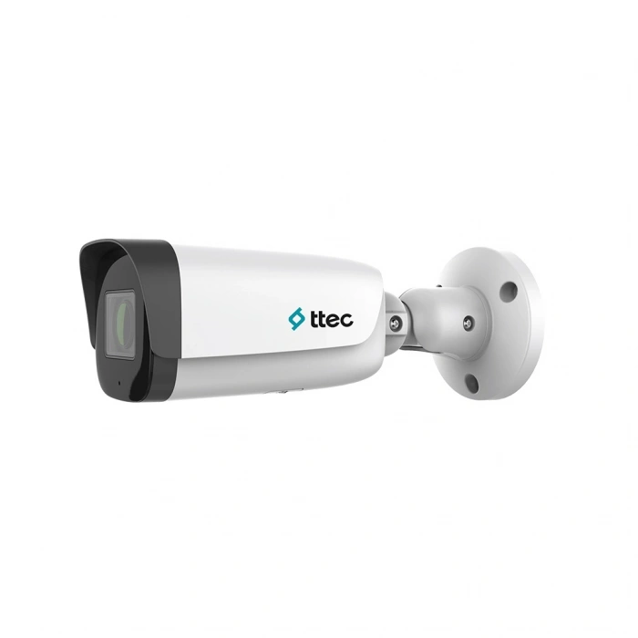 TTEC IPBP-4380L-WMSZ 4MP 2.8-12MM MOTORIZE 80MT DAHİLİ SES H265+ IP67 SMART LED BULLET IP KAMERA