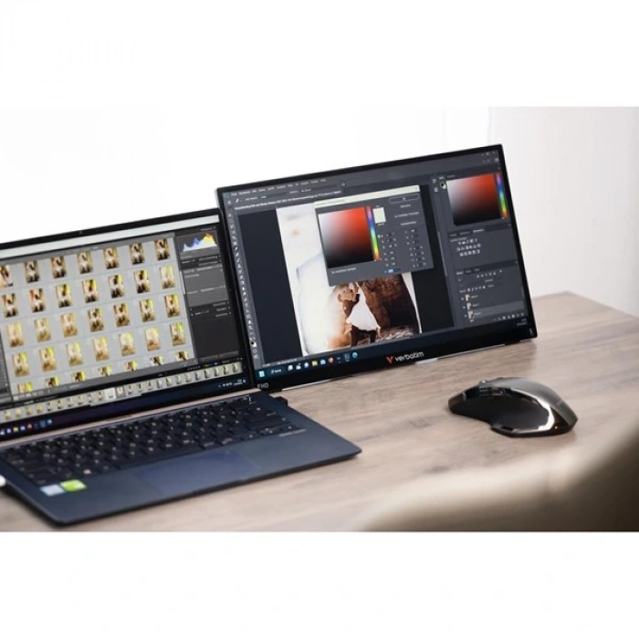 VERBATIM 15.6 IPS DOKUNMATIK PMT-15 6MS HDMI-TYPEC TAŞINABİLİR MONİTÖR 1920X1080