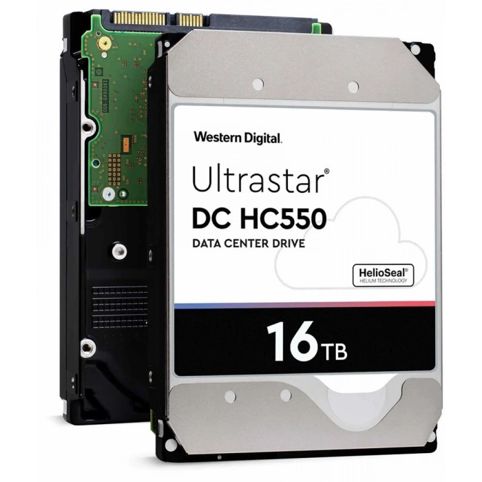 WD 3.5 16TB ULTRASTAR DC HC550 WUH721816ALE614 7200 RPM 512MB SATA-3 Enterprise Güvenlik ve Nas