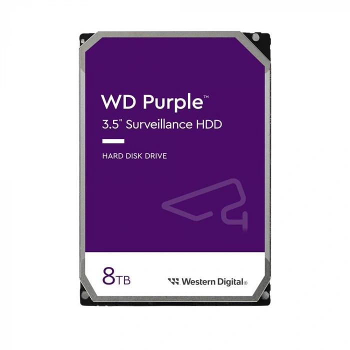 WD 3.5 8TB PURPLE WD85PURZ 5640 RPM 256MB SATA-3 Güvenlik Diski