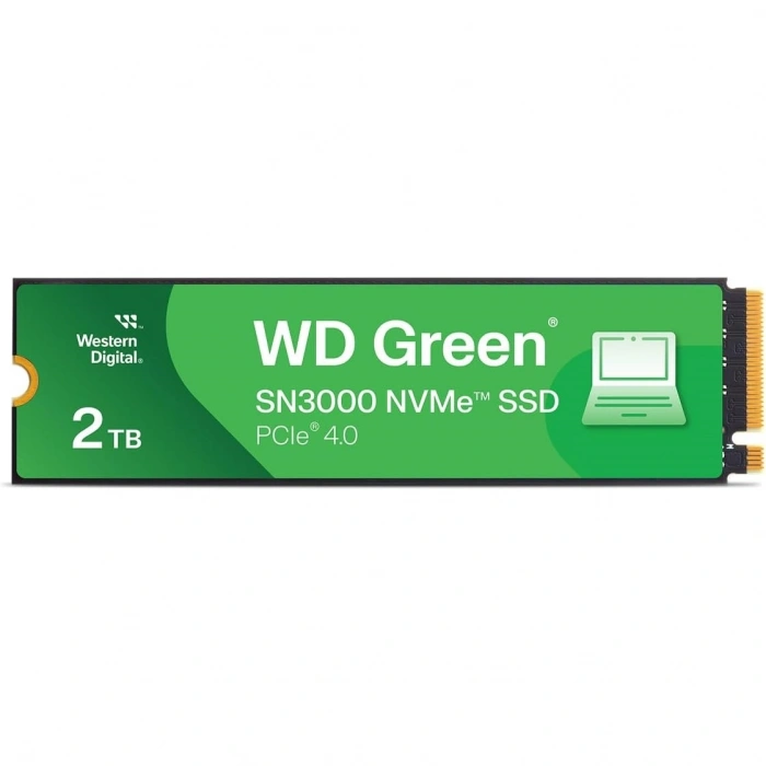 WD GREEN SN3000 2TB 5000/4200MB/s PCIe 4.0 NVME SSD WDS200T4G0E