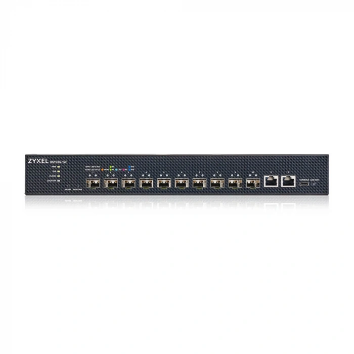 ZYXEL 10-10GbE SFP+ / 2-10GbE Uplink Layer 3 Yönetilebilir Switch XS1935-12F