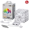 Asus Tuf Tf120 Soğutucu Kasa Radyatör Fanı Beyaz Adreslenebilir Argb 120Mm 3 In 1
