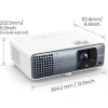BENQ 3200ansilümen TK710STI 4K 240Hz Kablosuz Android Tv Kısa Mesafe Lazer DLP Gaming Projeksiyon