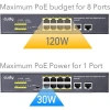 CUDY 8port GS1010P GIGABIT 2-UPLINK 120W FULL POE SWITCH