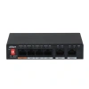 DAHUA 6port 60w 4port PoE PFS3006-4ET-60-V2 10/100 2X-UPLINK Yönetilemez Switch